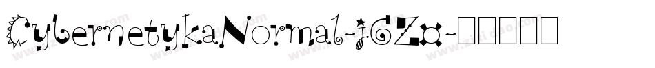 CybernetykaNormal-jGZ0字体转换