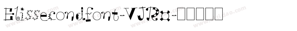 Elissecondfont-VJR0字体转换