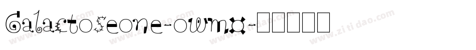 Galactoseone-owm0字体转换