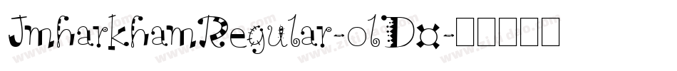 JmharkhamRegular-olD0字体转换