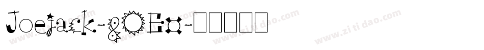 Joejack-8OE0字体转换