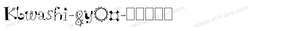 Kbwashi-8yO0字体转换