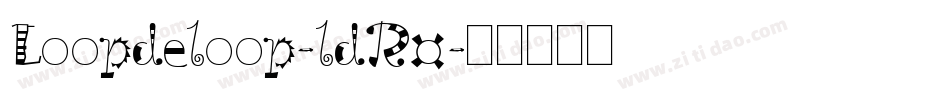 Loopdeloop-ldR0字体转换