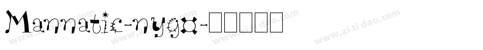 Mannatic-nyg0字体转换