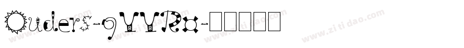 Ouders-9YYR0字体转换