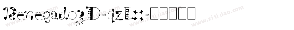 Renegado3D-qzL0字体转换