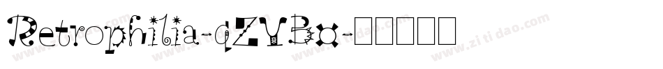 Retrophilia-qZYB0字体转换