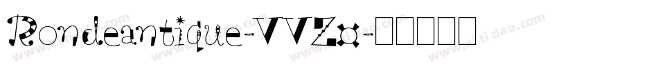 Rondeantique-VVZ0字体转换