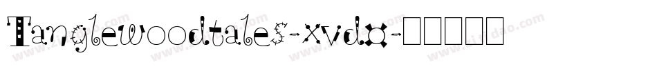 Tanglewoodtales-xvd0字体转换