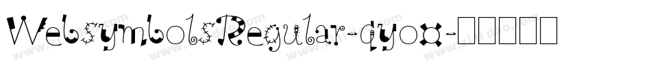 WebsymbolsRegular-qyo0字体转换