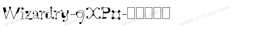 Wizardry-9XP0字体转换