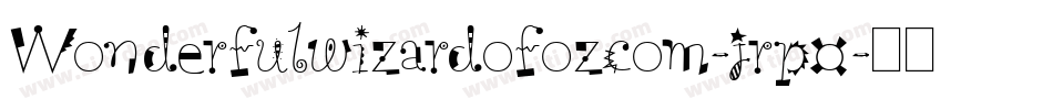 Wonderfulwizardofozcom-jrp0字体转换