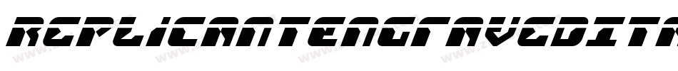 ReplicantEngravedItalic-Yz33L字体转换 ReplicantEngravedItalic-Yz33L字体转换