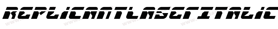 ReplicantLaserItalic-d9AA7字体转换