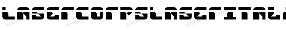 LaserCorpsLaserItalic-7Bj4R字体转换