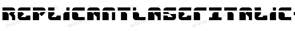 ReplicantLaserItalic-d9AA7字体转换