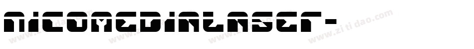 nicomedialaser字体转换
