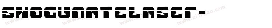shogunatelaser字体转换