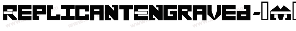 ReplicantEngraved-8M88A字体转换