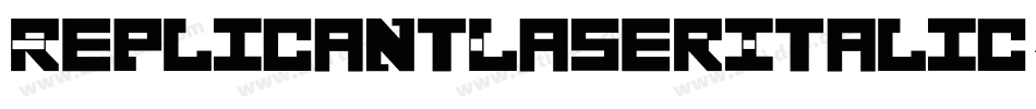ReplicantLaserItalic-d9AA7字体转换