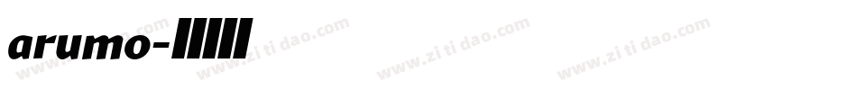 arumo字体转换