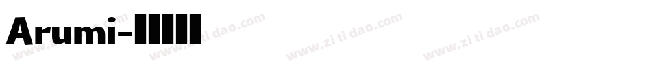 Arumi字体转换
