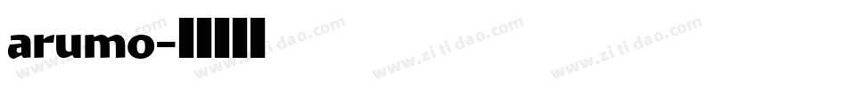 arumo字体转换