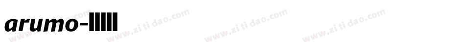 arumo字体转换