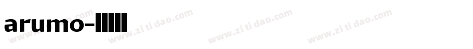 arumo字体转换