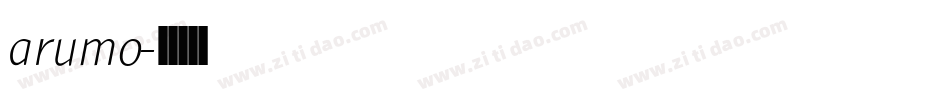 arumo字体转换