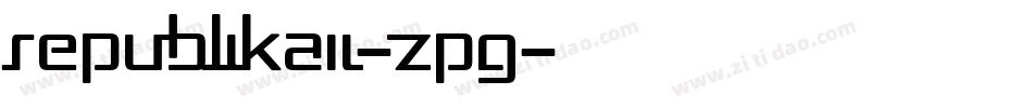 RepublikaIi-zpG字体转换