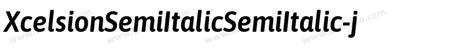 XcelsionSemiItalicSemiItalic-jzr7字体转换 XcelsionSemiItalicSemiItalic-jzr7字体转换