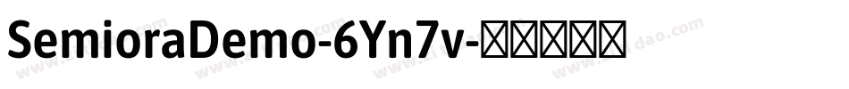 SemioraDemo-6Yn7v字体转换
