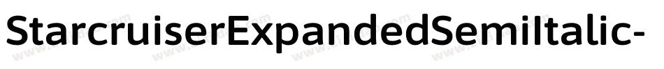 StarcruiserExpandedSemiItalic-gKeY字体转换 StarcruiserExpandedSemiItalic-gKeY字体转换
