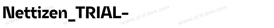 Nettizen_TRIAL字体转换 Nettizen_TRIAL字体转换