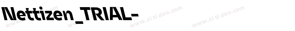 Nettizen_TRIAL字体转换 Nettizen_TRIAL字体转换