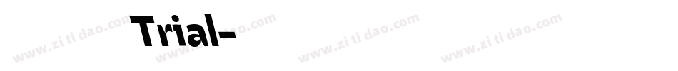 金留庆弘明Trial字体转换