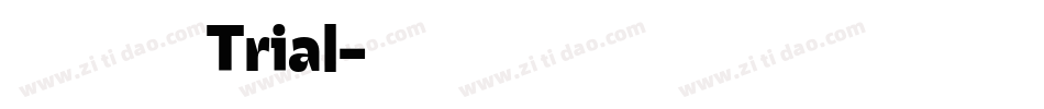 金留庆弘明Trial字体转换