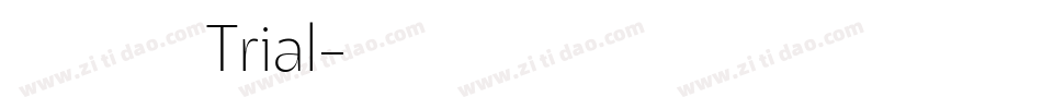 金留庆弘明Trial字体转换