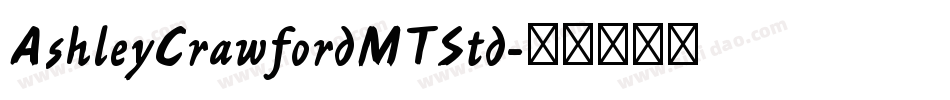 AshleyCrawfordMTStd字体转换