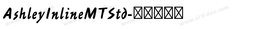 AshleyInlineMTStd字体转换