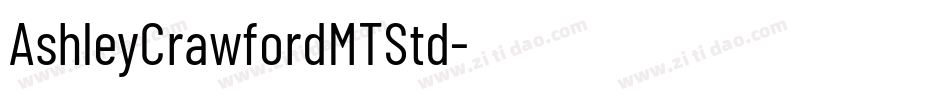 AshleyCrawfordMTStd字体转换