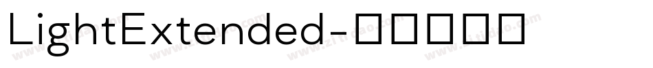 LightExtended字体转换
