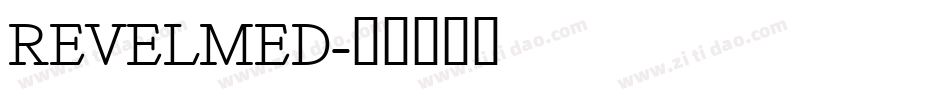 REVELMED字体转换
