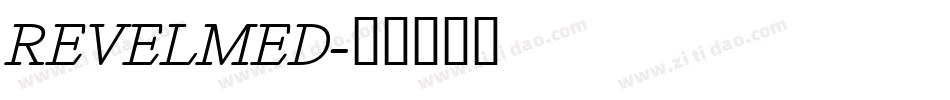REVELMED字体转换