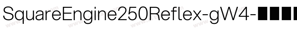 SquareEngine250Reflex-gW4字体转换