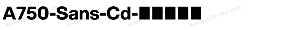 A750-Sans-Cd字体转换