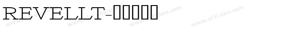 REVELLT字体转换