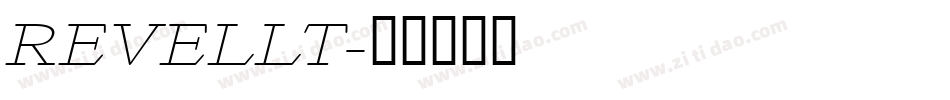 REVELLT字体转换