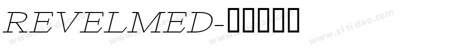 REVELMED字体转换